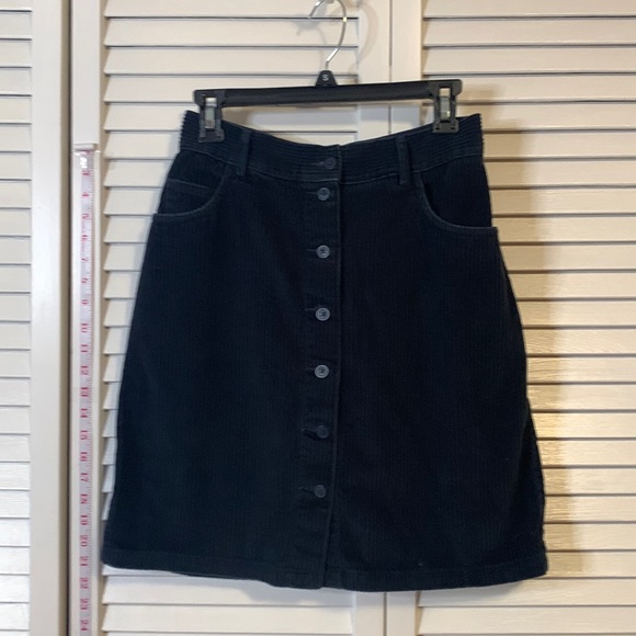 Eddie Bauer Dresses & Skirts - Eddie Bauer skirt dark blue size 10 women’s button front